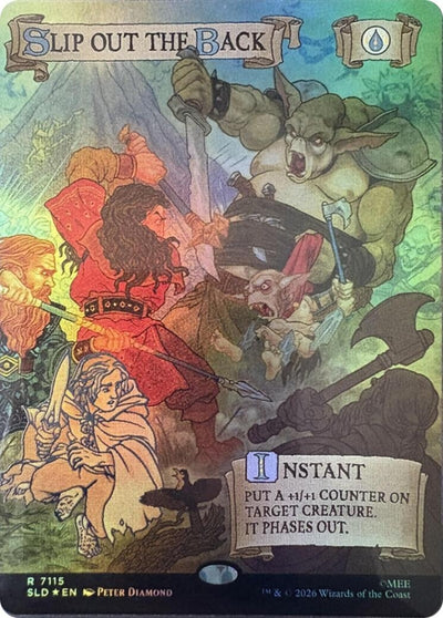 Slip Out the Back (Out Of Sight Foil) (Secret Lair Drop Series) (7115) (SLD)