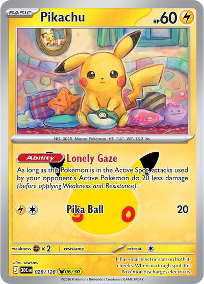 Pikachu (ME: 30th Celebration) (30C)