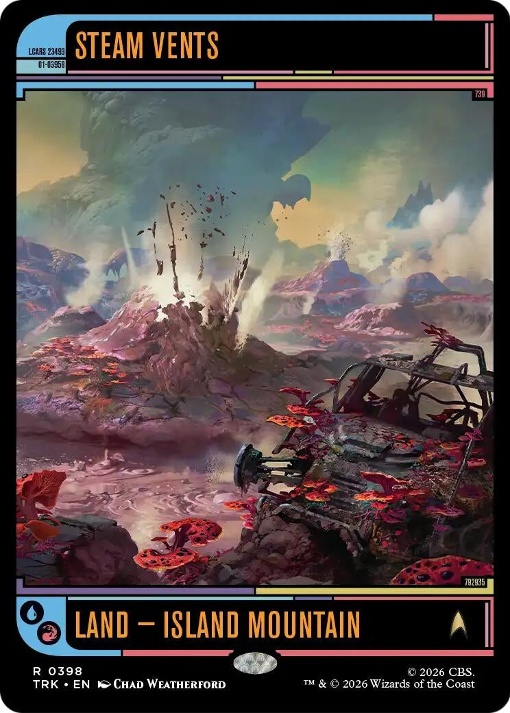 Image for Steam Vents (Star Trek) (398) (TRK) - Magic: The Gathering