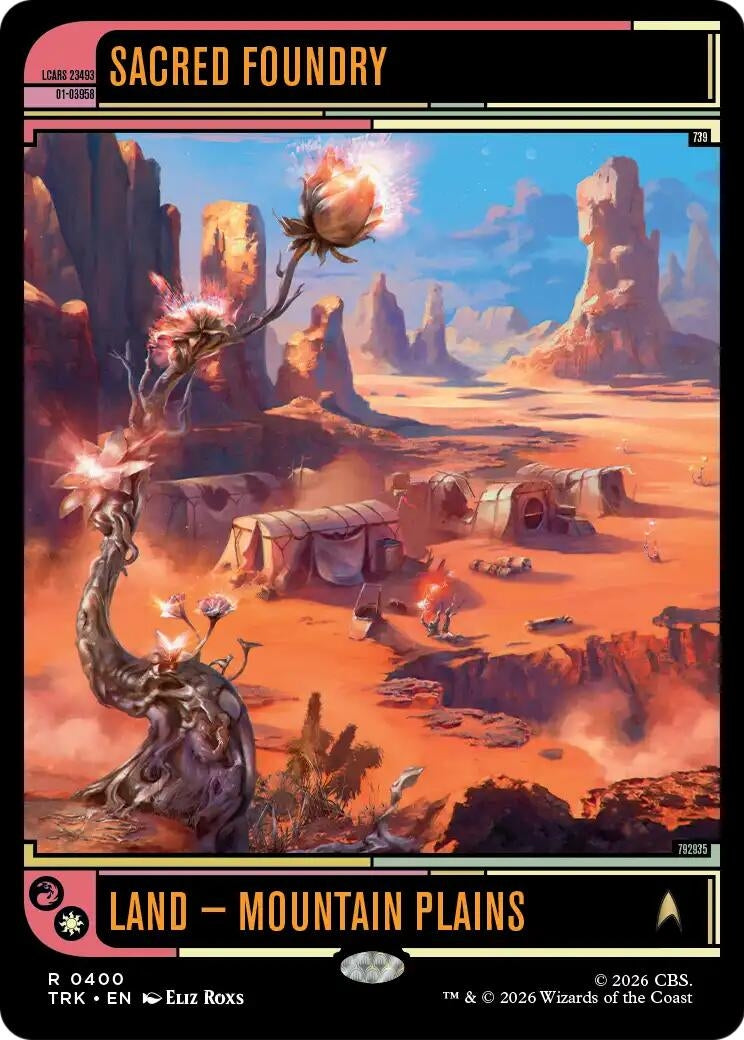 Image for Sacred Foundry (Star Trek) (400) (TRK) - Magic: The Gathering