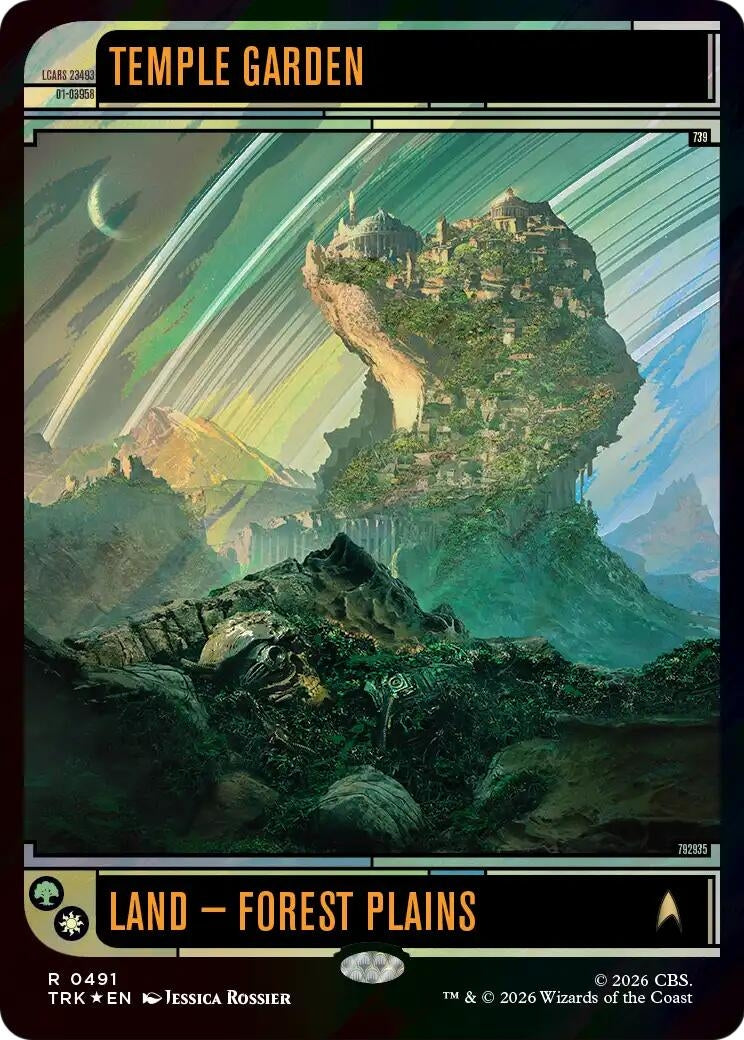 Image for Temple Garden (Surge Foil) (Star Trek) (491) (TRK) - Magic: The Gathering