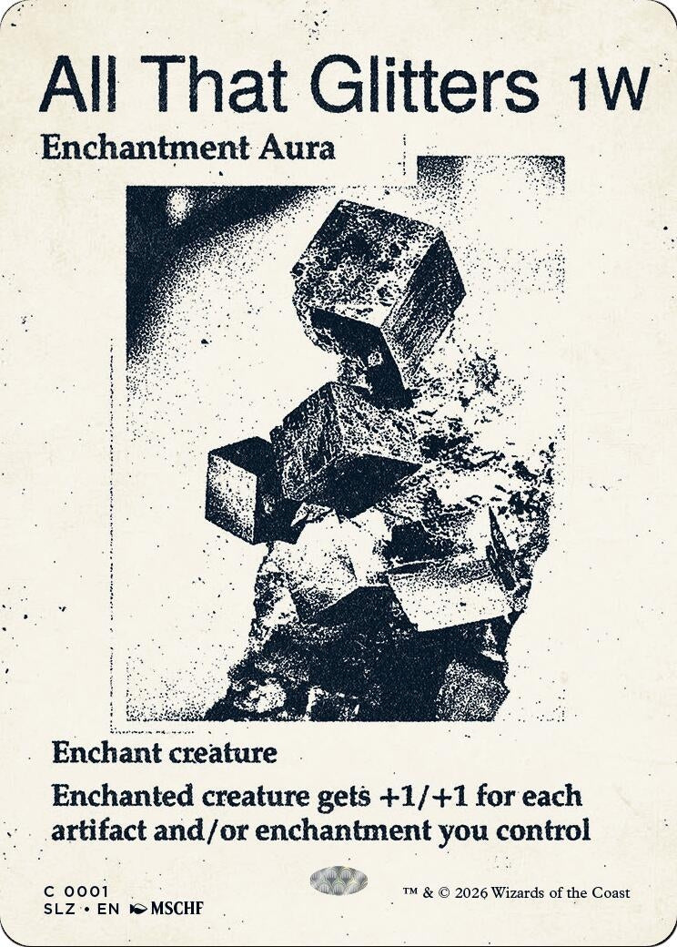 Image for All That Glitters (0001) (Secret Lair x MSCHF: The Zeta Set) (1) (SLZ) - Magic: The Gathering