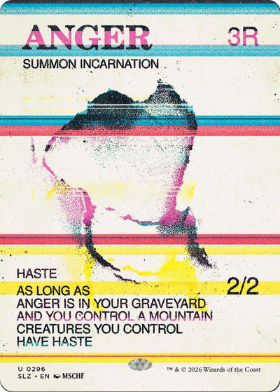 Anger (0296) (Secret Lair x MSCHF: The Zeta Set) (296) (SLZ)