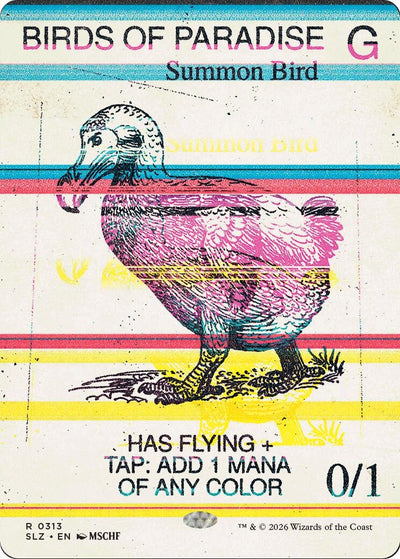 Birds of Paradise (0313) (Secret Lair x MSCHF: The Zeta Set) (313) (SLZ)