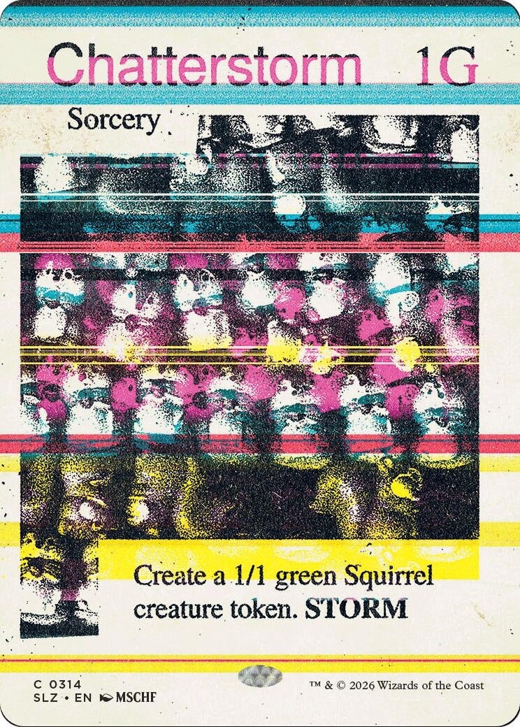 Image for Chatterstorm (0314) (Secret Lair x MSCHF: The Zeta Set) (314) (SLZ) - Magic: The Gathering