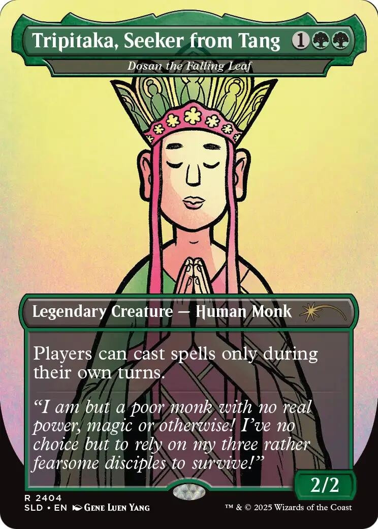 Image for Tripitaka, Seeker from Tang - Dosan the Falling Leaf (Secret Lair Drop Series) (2404) (SLD) - Magic: The Gathering
