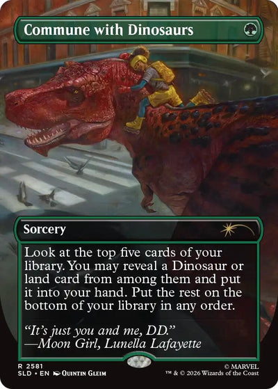Commune with Dinosaurs (Secret Lair Drop Series) (2581) (SLD)