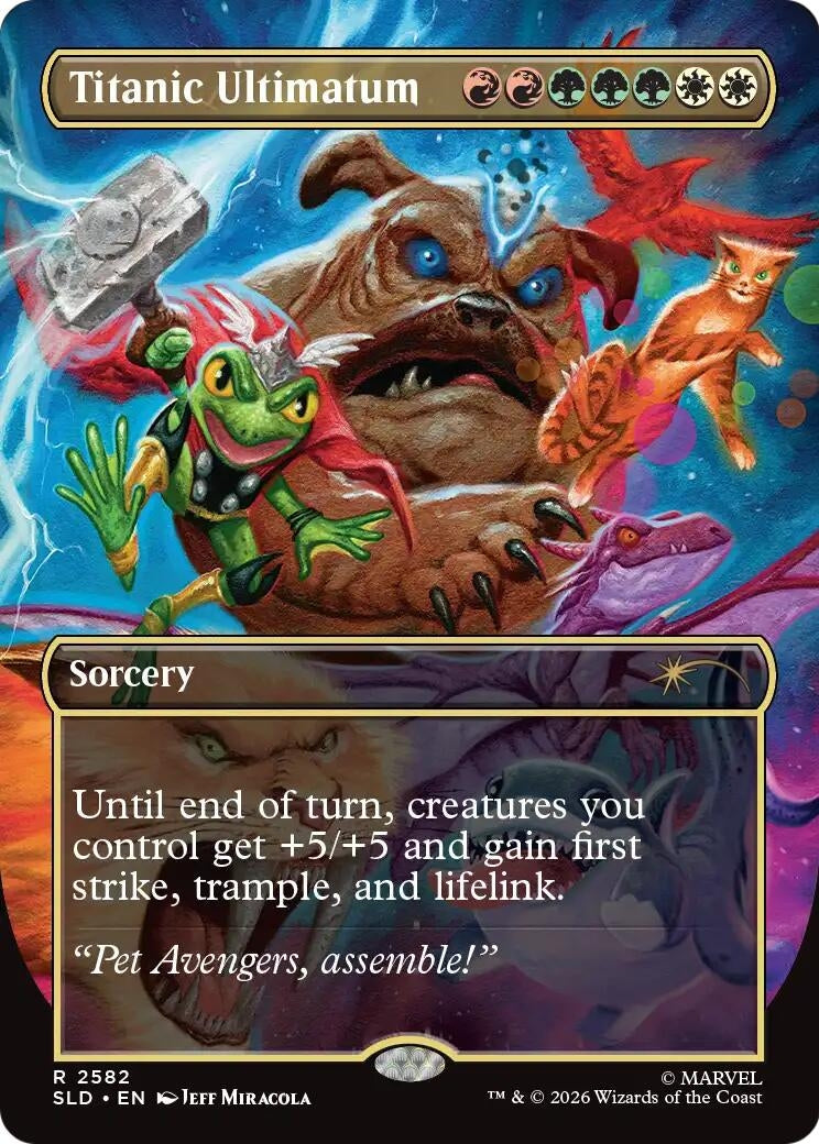Image for Titanic Ultimatum (2582) (Secret Lair Drop Series) (2582) (SLD) - Magic: The Gathering