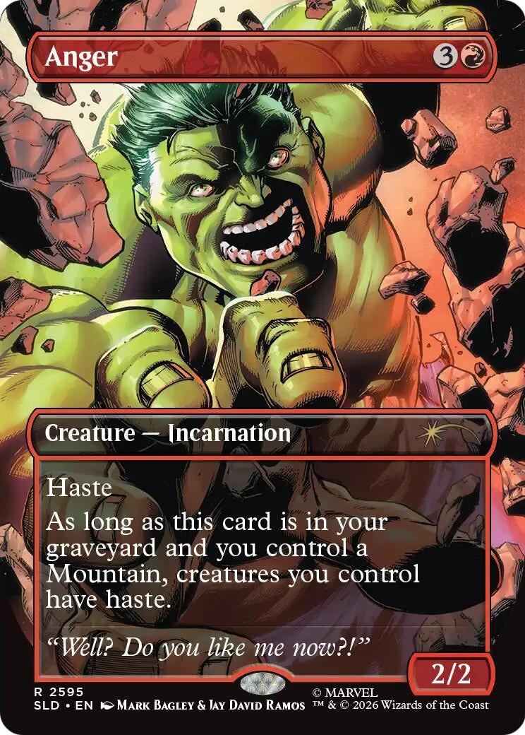 Image for Anger (2595) (Secret Lair Drop Series) (2595) (SLD) - Magic: The Gathering