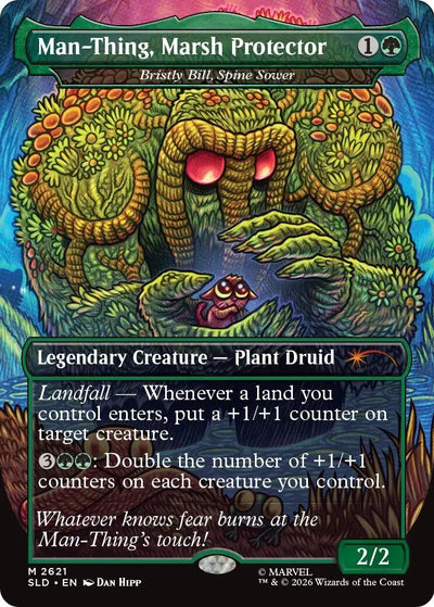 Man-Thing, Marsh Protector - Bristly Bill, Spine Sower (Secret Lair Drop Series) (2621) (SLD)