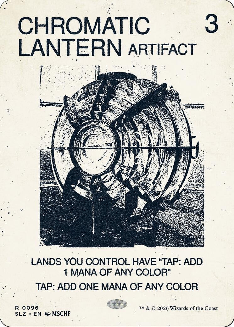 Image for Chromatic Lantern (0096) (Secret Lair x MSCHF: The Zeta Set) (96) (SLZ) - Magic: The Gathering