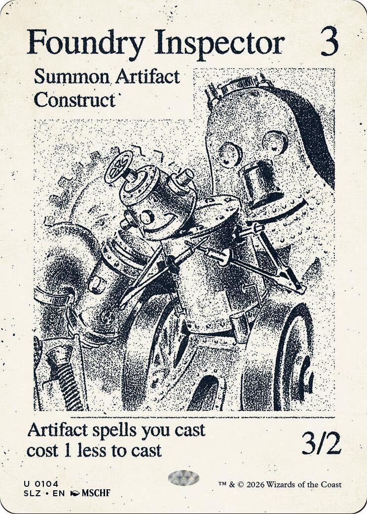 Image for Foundry Inspector (0104) (Secret Lair x MSCHF: The Zeta Set) (104) (SLZ) - Magic: The Gathering