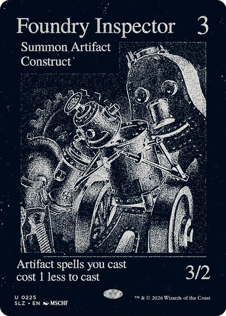 Image for Foundry Inspector (0225) (Secret Lair x MSCHF: The Zeta Set) (225) (SLZ) - Magic: The Gathering