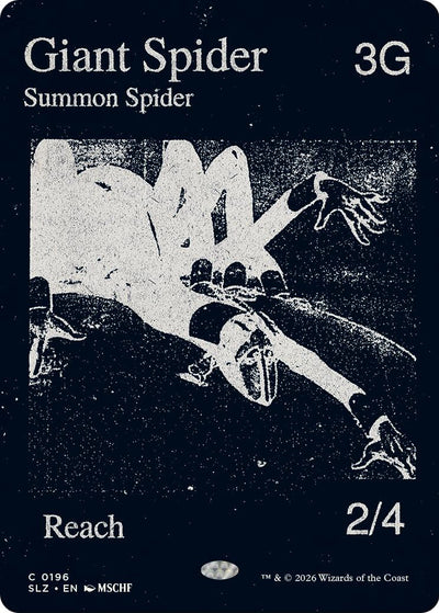 Giant Spider (0196) (Secret Lair x MSCHF: The Zeta Set) (196) (SLZ)