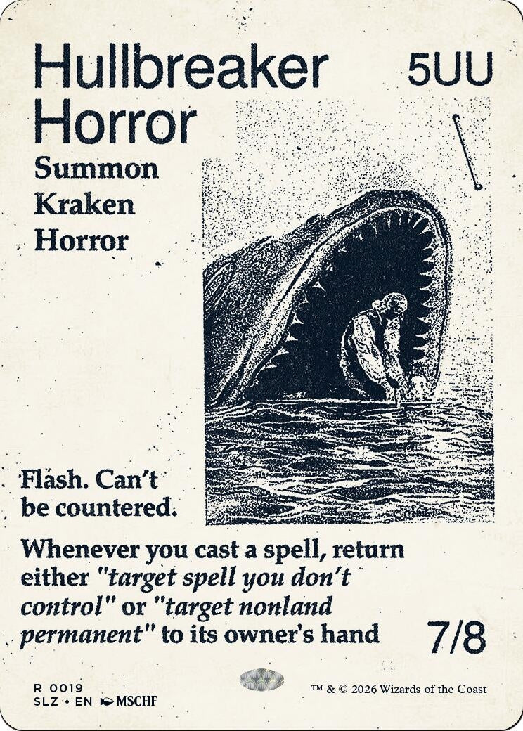Image for Hullbreaker Horror (0019) (Secret Lair x MSCHF: The Zeta Set) (19) (SLZ) - Magic: The Gathering