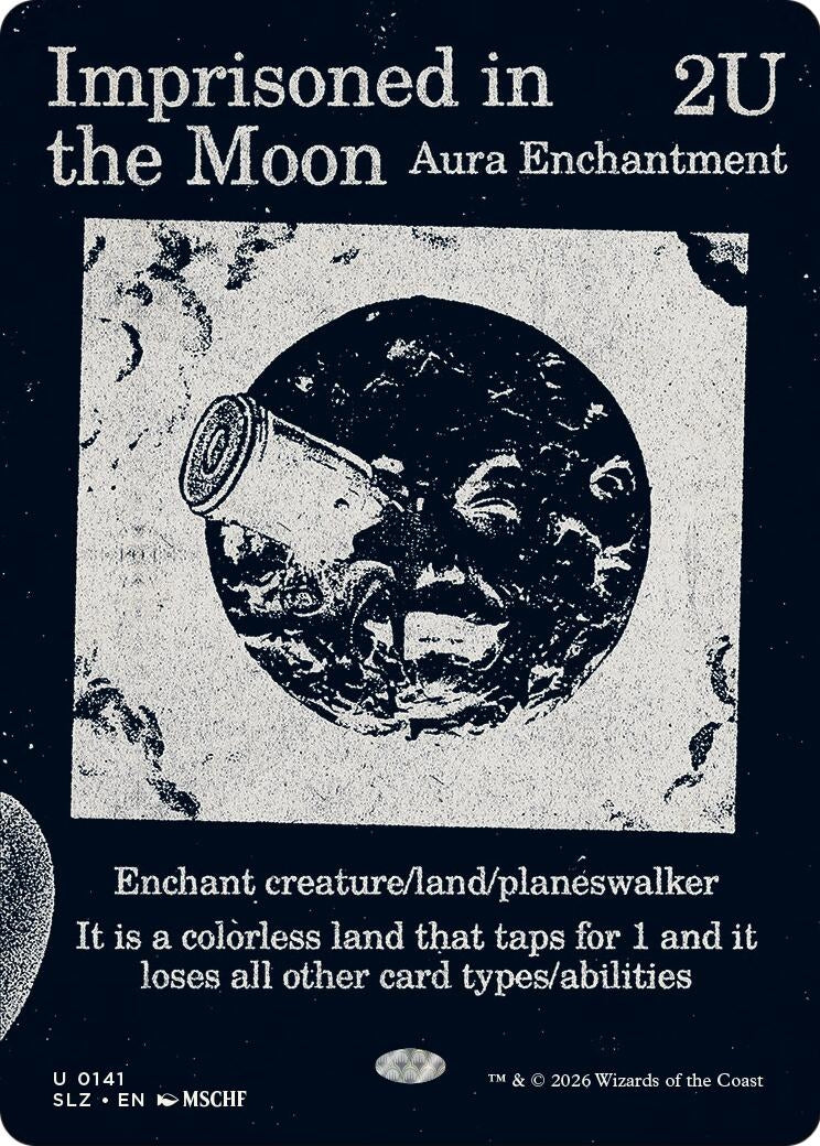 Image for Imprisoned in the Moon (0141) (Secret Lair x MSCHF: The Zeta Set) (141) (SLZ) - Magic: The Gathering