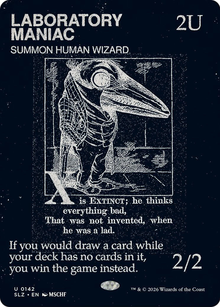 Image for Laboratory Maniac (0142) (Secret Lair x MSCHF: The Zeta Set) (142) (SLZ) - Magic: The Gathering