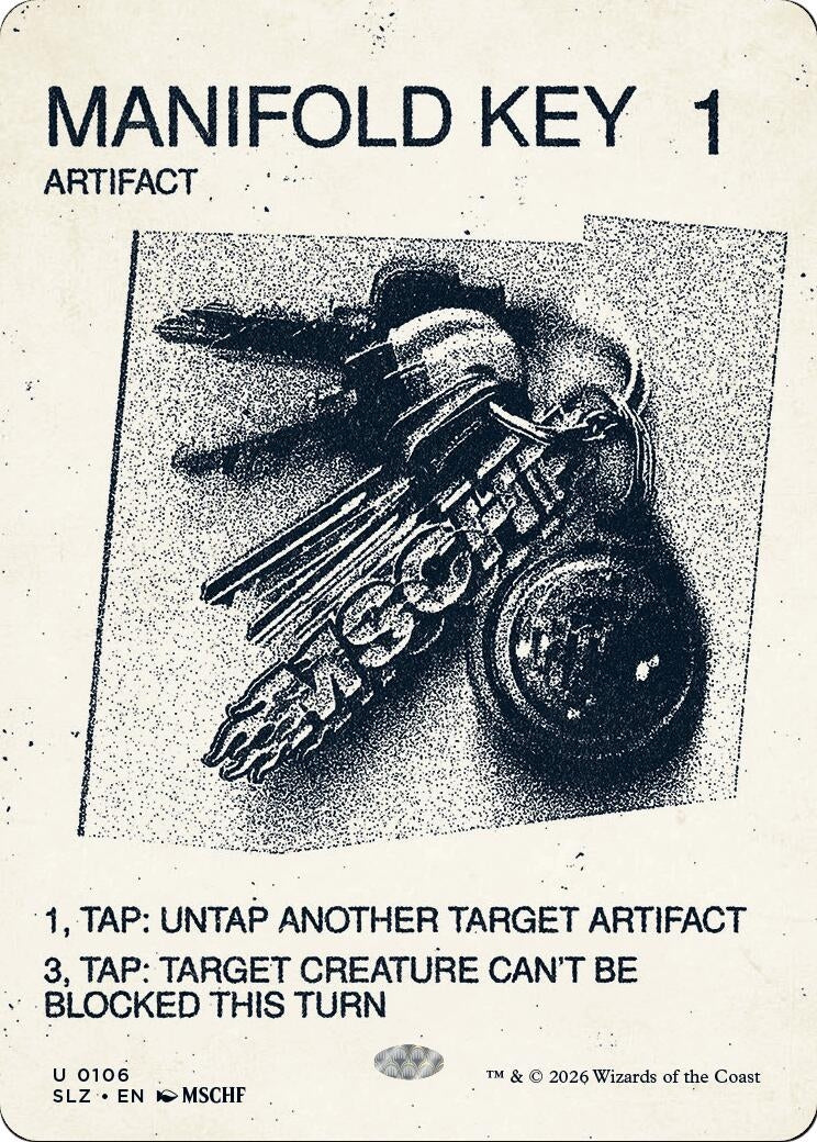 Image for Manifold Key (0106) (Secret Lair x MSCHF: The Zeta Set) (106) (SLZ) - Magic: The Gathering