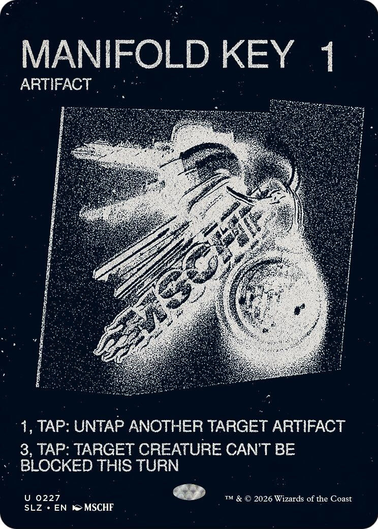 Image for Manifold Key (0227) (Secret Lair x MSCHF: The Zeta Set) (227) (SLZ) - Magic: The Gathering