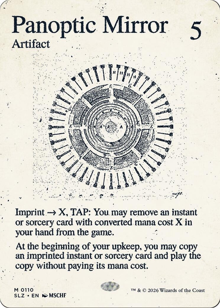 Image for Panoptic Mirror (0110) (Secret Lair x MSCHF: The Zeta Set) (110) (SLZ) - Magic: The Gathering