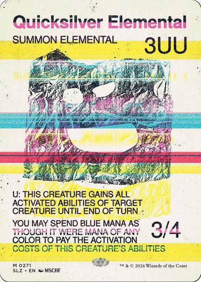 Quicksilver Elemental (0271) (Secret Lair x MSCHF: The Zeta Set) (271) (SLZ)