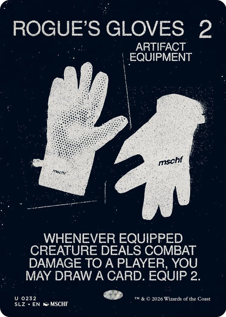 Image for Rogue's Gloves (0232) (Secret Lair x MSCHF: The Zeta Set) (232) (SLZ) - Magic: The Gathering