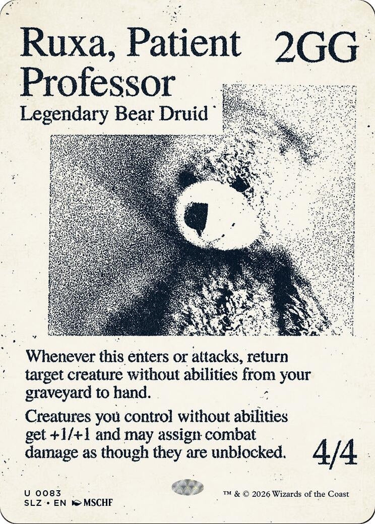 Image for Ruxa, Patient Professor (0083) (Secret Lair x MSCHF: The Zeta Set) (83) (SLZ) - Magic: The Gathering