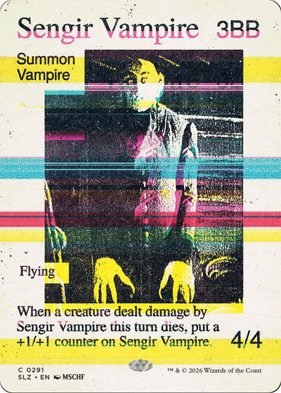 Sengir Vampire (0291) (Secret Lair x MSCHF: The Zeta Set) (291) (SLZ)