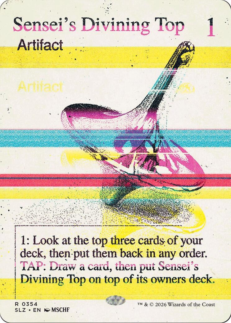 Image for Sensei's Divining Top (0354) (Secret Lair x MSCHF: The Zeta Set) (354) (SLZ) - Magic: The Gathering
