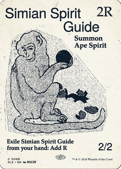 Simian Spirit Guide (0068) (Secret Lair x MSCHF: The Zeta Set) (68) (SLZ)