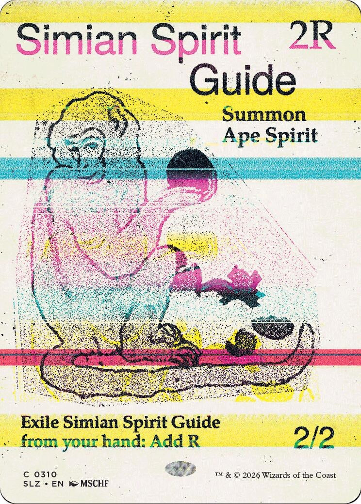 Image for Simian Spirit Guide (0310) (Secret Lair x MSCHF: The Zeta Set) (310) (SLZ) - Magic: The Gathering