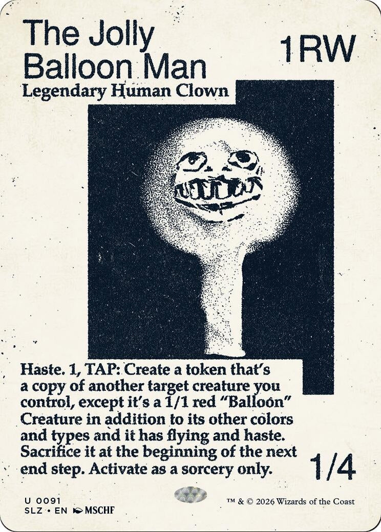 Image for The Jolly Balloon Man (0091) (Secret Lair x MSCHF: The Zeta Set) (91) (SLZ) - Magic: The Gathering