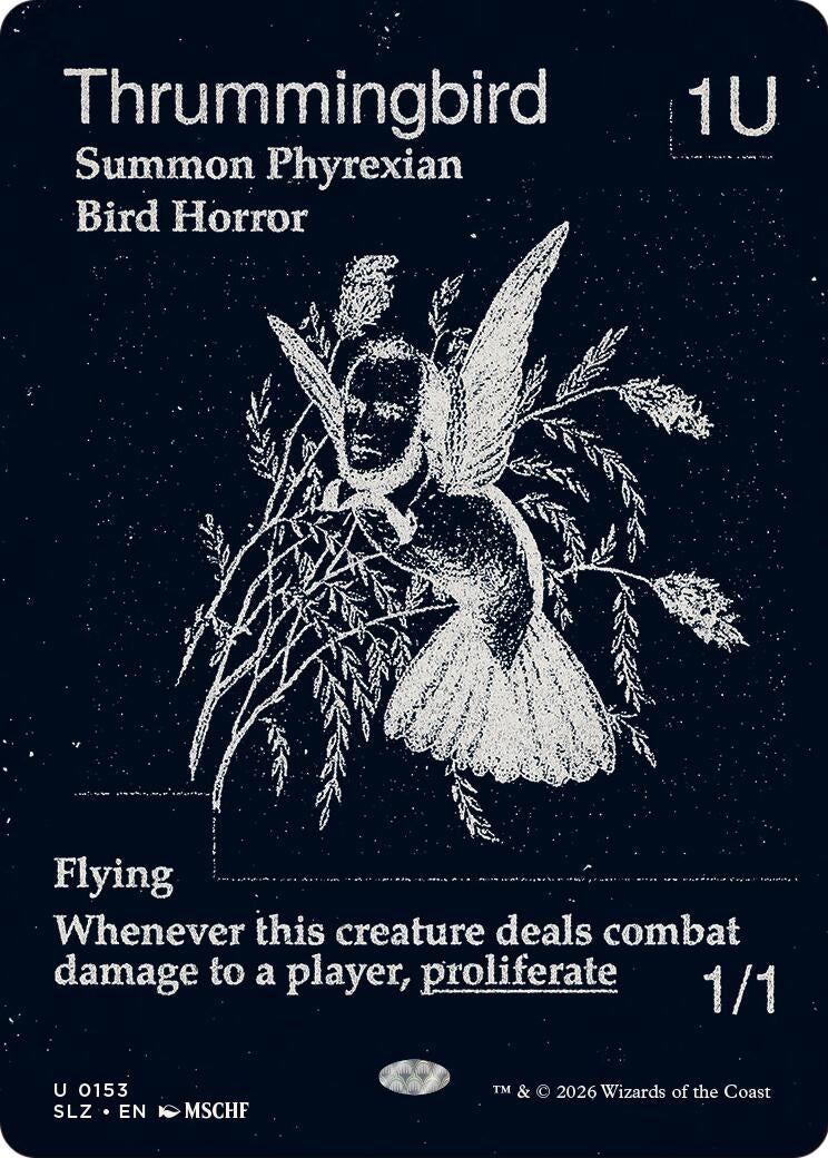 Image for Thrummingbird (0153) (Secret Lair x MSCHF: The Zeta Set) (153) (SLZ) - Magic: The Gathering