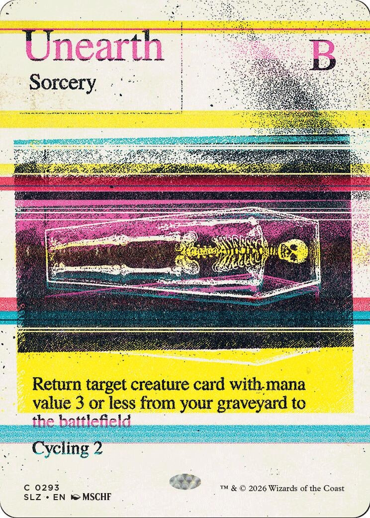 Image for Unearth (0293) (Secret Lair x MSCHF: The Zeta Set) (293) (SLZ) - Magic: The Gathering