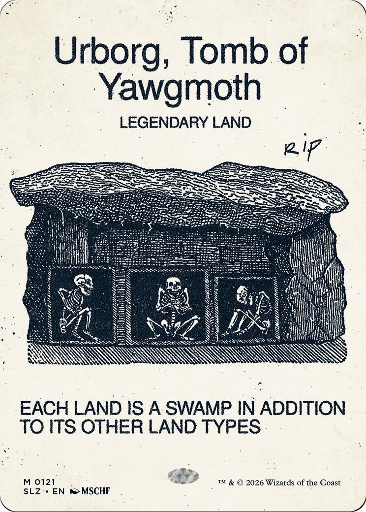 Image for Urborg, Tomb of Yawgmoth (0121) (Secret Lair x MSCHF: The Zeta Set) (121) (SLZ) - Magic: The Gathering