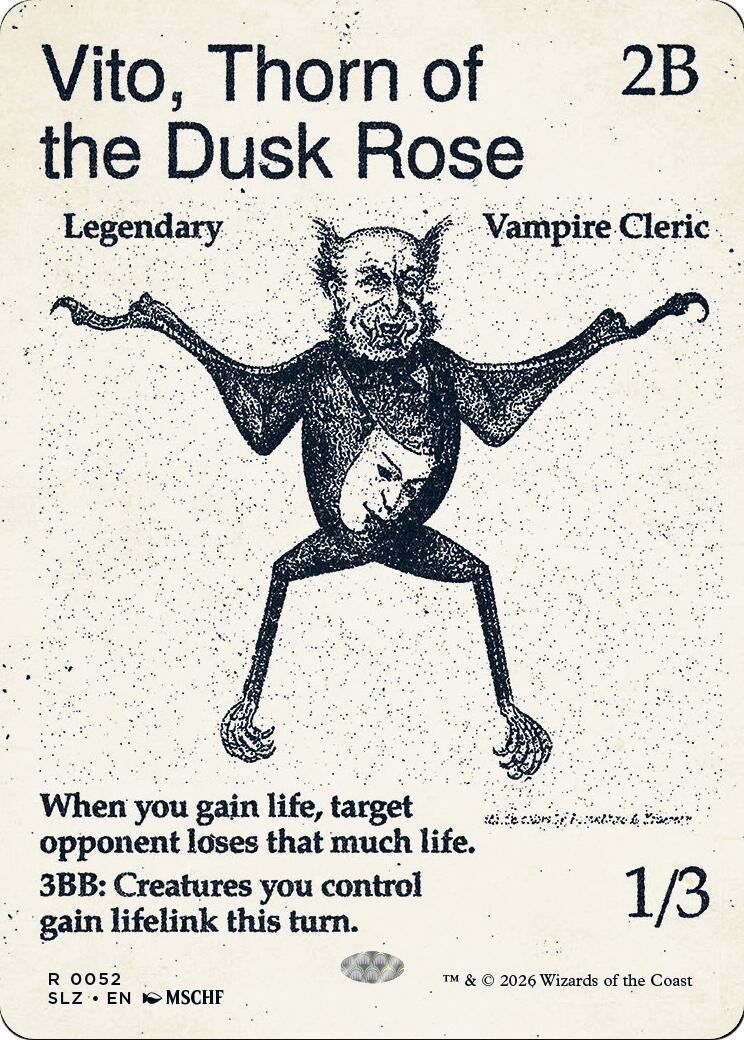 Image for Vito, Thorn of the Dusk Rose (0052) (Secret Lair x MSCHF: The Zeta Set) (52) (SLZ) - Magic: The Gathering