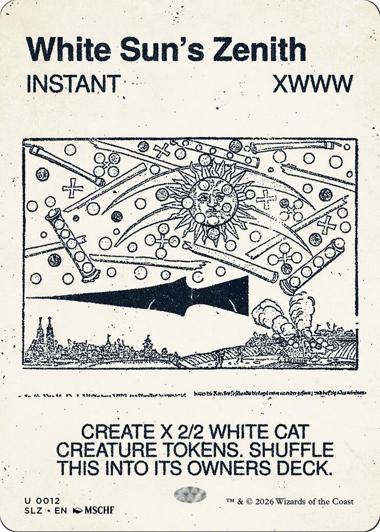 Image for White Sun's Zenith (0012) (Secret Lair x MSCHF: The Zeta Set) (12) (SLZ) - Magic: The Gathering