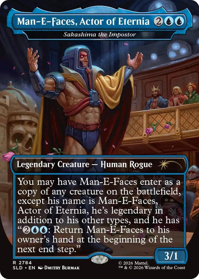 Man-E-Faces, Actor of Eternia - Sakashima the Impostor (Secret Lair Drop Series) (2784) (SLD)