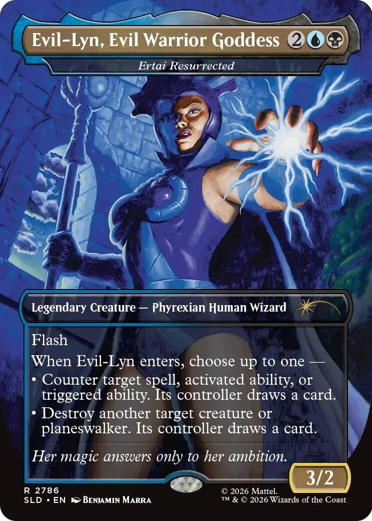 Image for Evil-Lyn, Evil Warrior Goddess - Ertai Resurrected (Secret Lair Drop Series) (2786) (SLD) - Magic: The Gathering