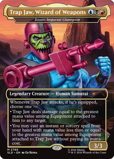 Trap Jaw, Wizard of Weapons - Tetsuo, Imperial Champion (Secret Lair Drop Series) (2789) (SLD)