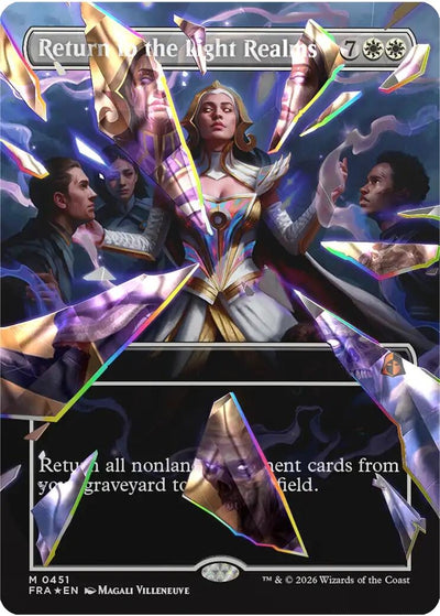 Return to the Light Realms (Borderless) (Facet Foil) (0415) (Reality Fracture) (451) (FRA)