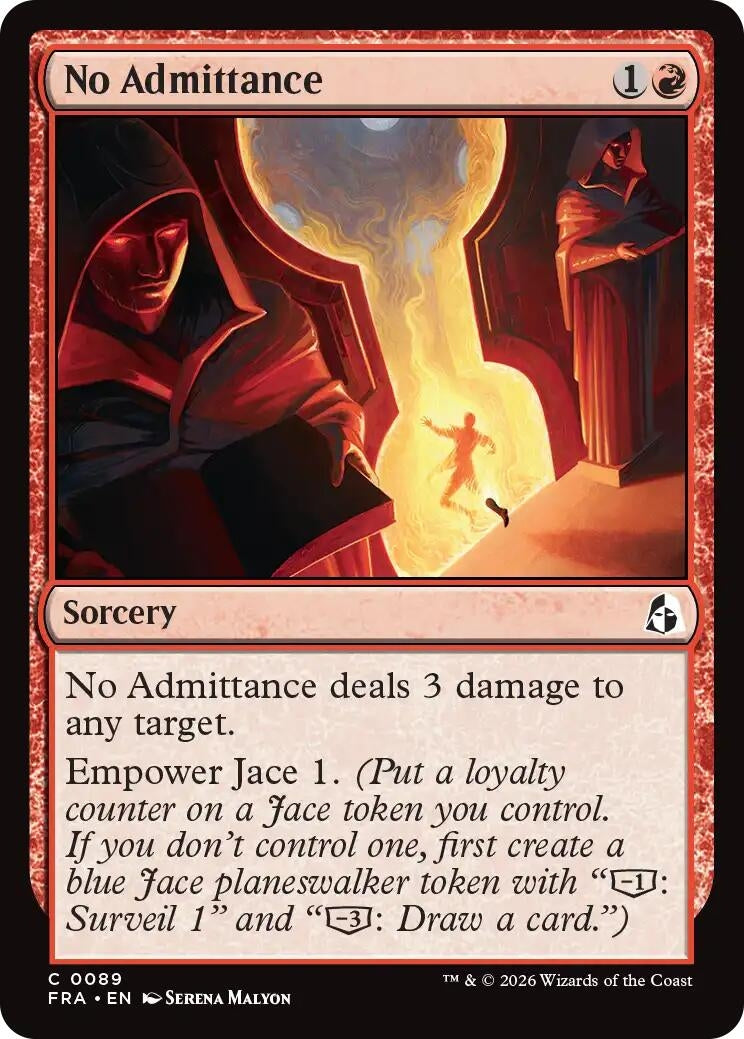 Image for No Admittance (Reality Fracture) (89) (FRA) - Magic: The Gathering