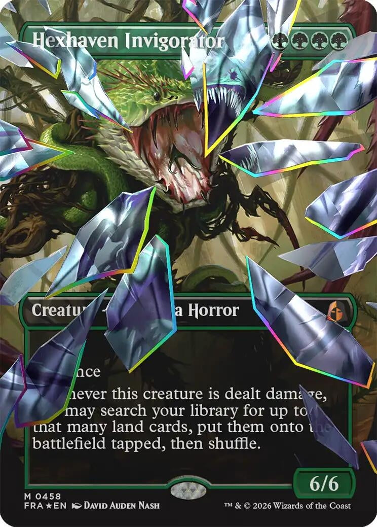 Image for Hexhaven Invigorator (Borderless) (Facet Foil) (Reality Fracture) (458) (FRA) - Magic: The Gathering