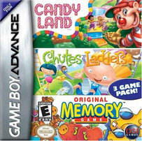 Candy Land / Chutes & Ladders / Memory - gba