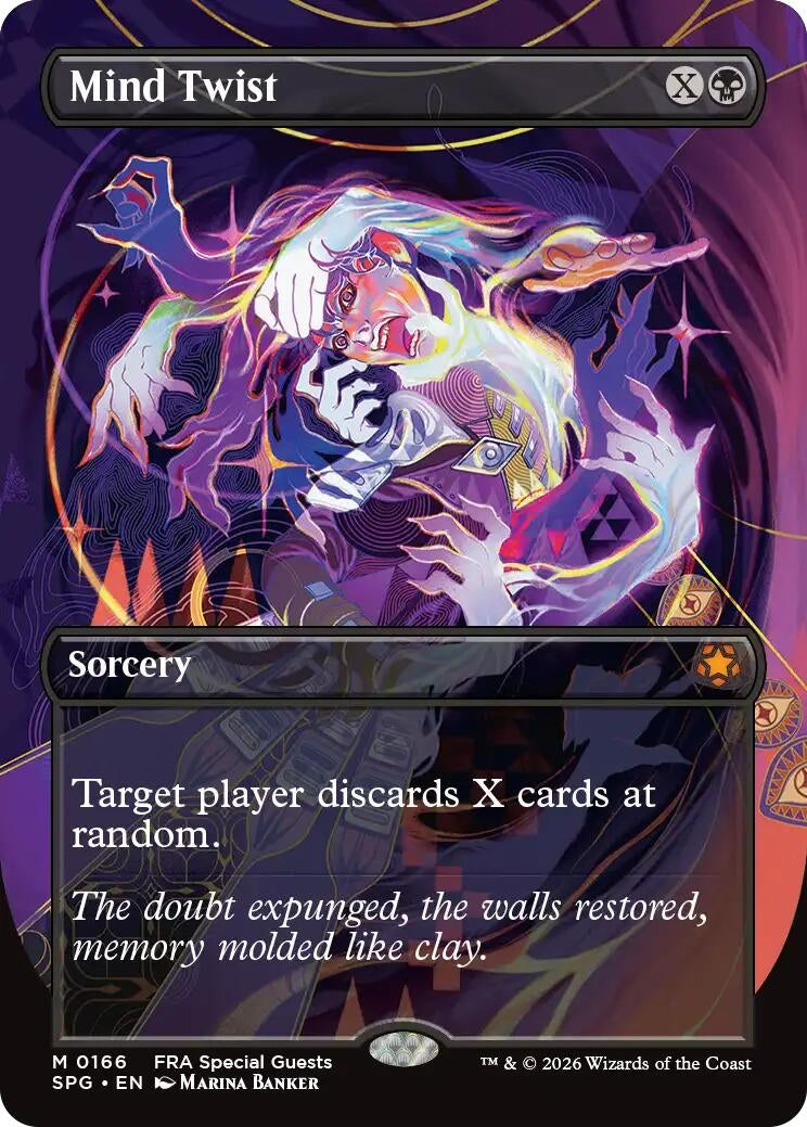 Image for Mind Twist (Borderless) (Special Guests) (166) (SPG) - Magic: The Gathering