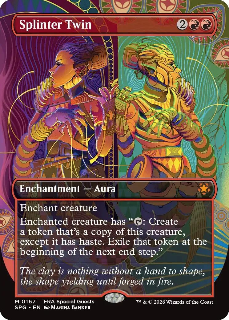 Image for Splinter Twin (Borderless) (Special Guests) (167) (SPG) - Magic: The Gathering