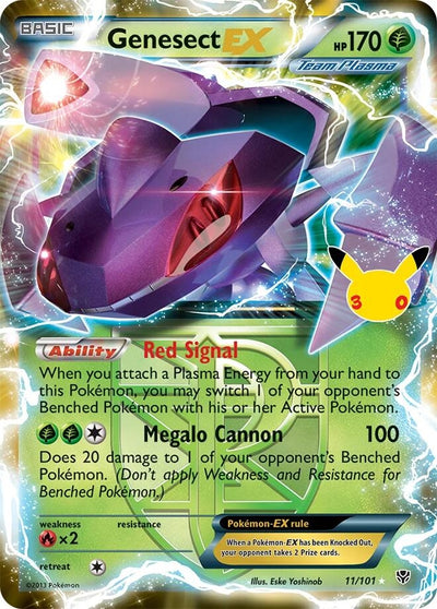 Genesect EX (Team Plasma) (ME: 30th Celebration Classic Collection) (11/101) (30C)