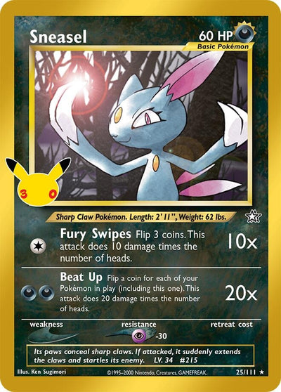 Sneasel (ME: 30th Celebration Classic Collection) (25/111) (30C)