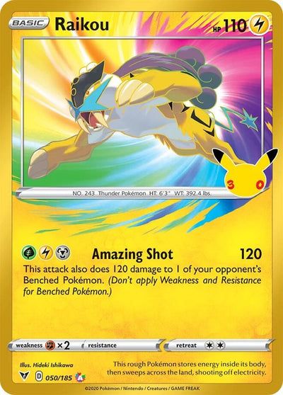 Raikou (ME: 30th Celebration Classic Collection) (050/185) (30C)