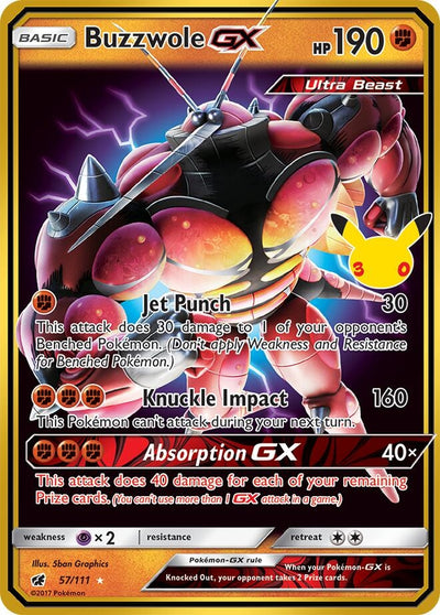 Buzzwole GX (ME: 30th Celebration Classic Collection) (57/111) (30C)
